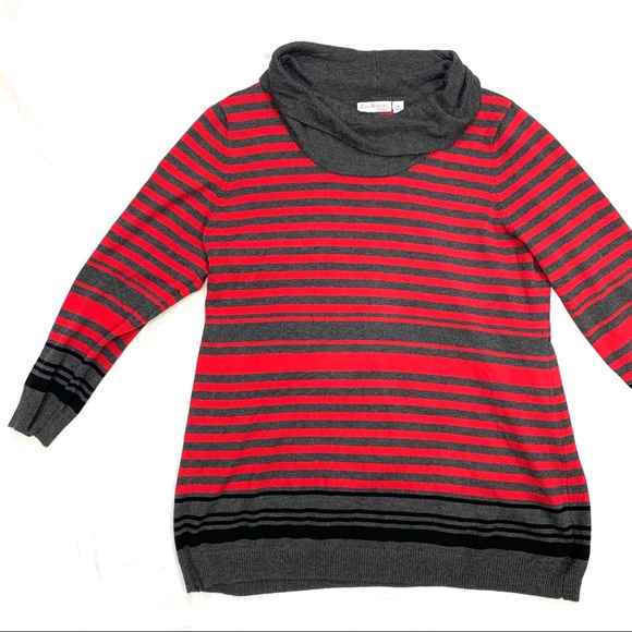 Kim Rogers Cowl Neck Sweater Size 2X - Picture 2 of 13